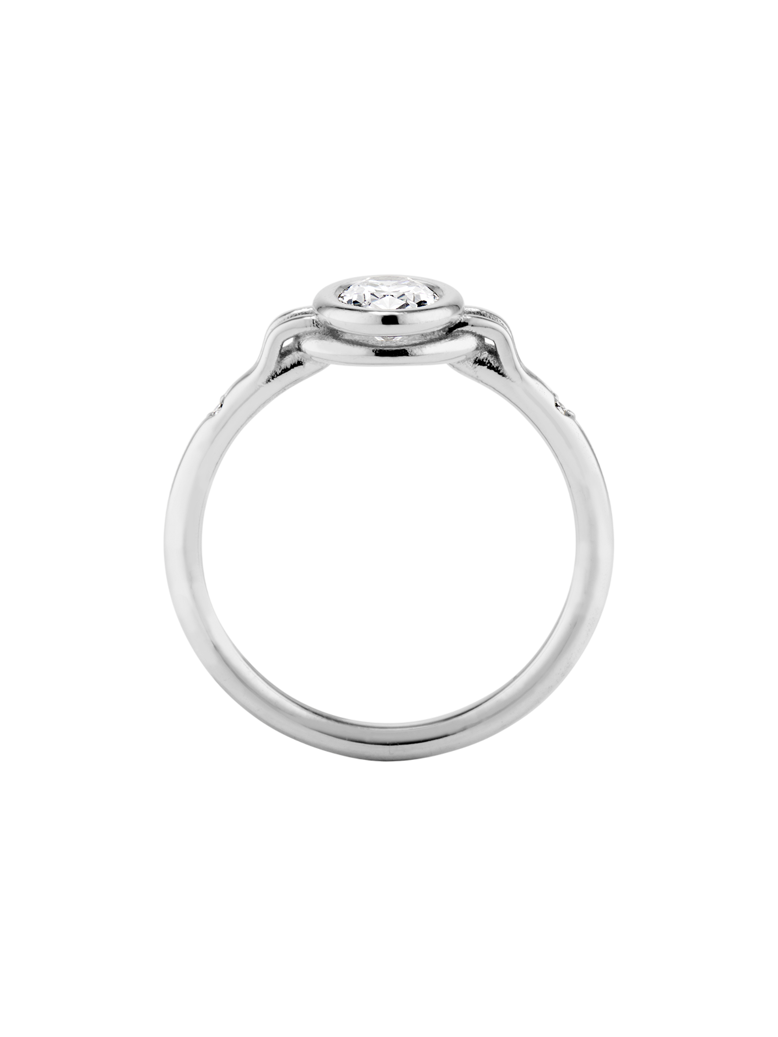 Suspended in time ring - oval
